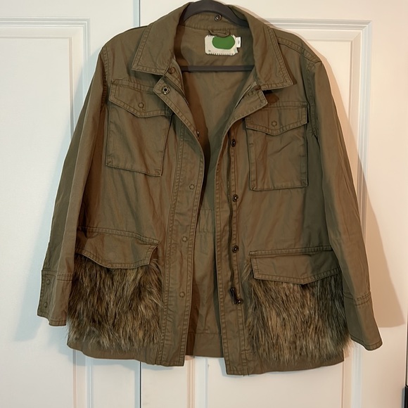 Anthropologie jacket with fur - Picture 9 of 9